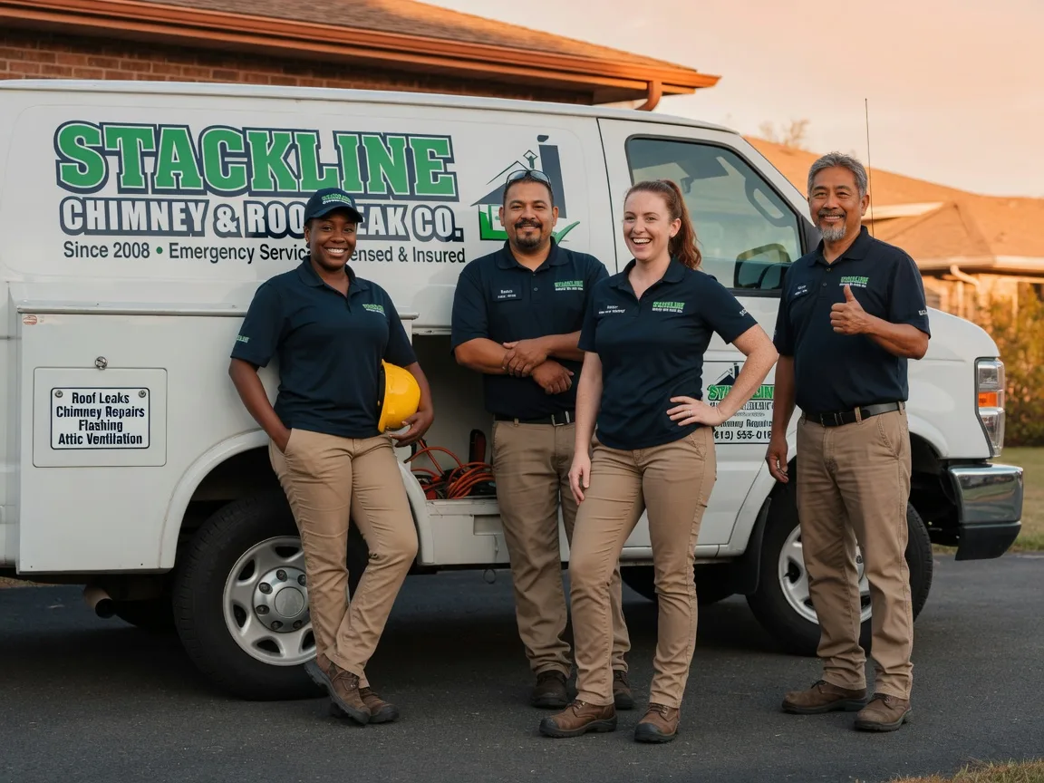 Chimney flashing repair company in Mesquite, TX